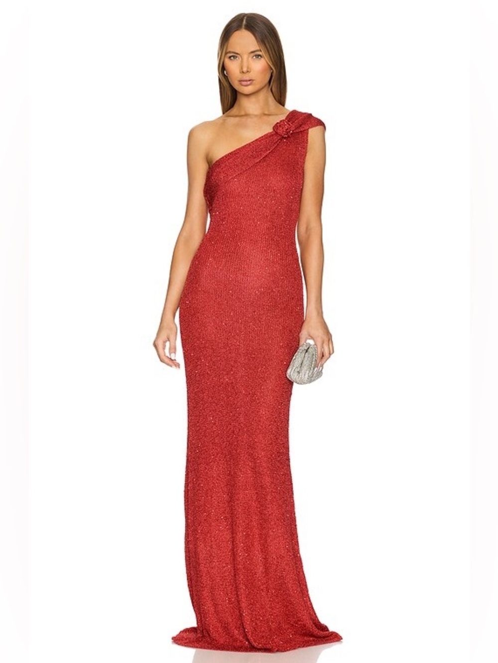 Runaway The Label Silvia Maxi Dress in Red Size Medium NWT Resortwear Evening - Picture 15 of 16